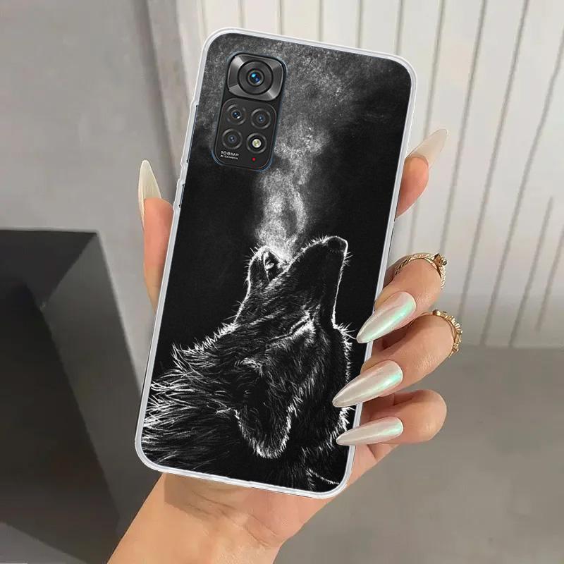 Angry Animal Wolf Fierce Phone Case for Xiaomi Redmi Note 15 14 14S 13 12S 12 Pro 11S 11 Plus 11T 11E 10S Soft Funda Print Shell