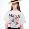 [Mardi mercredi] T-Shirt Flowermardi Blossom_oatmeal Schwarz