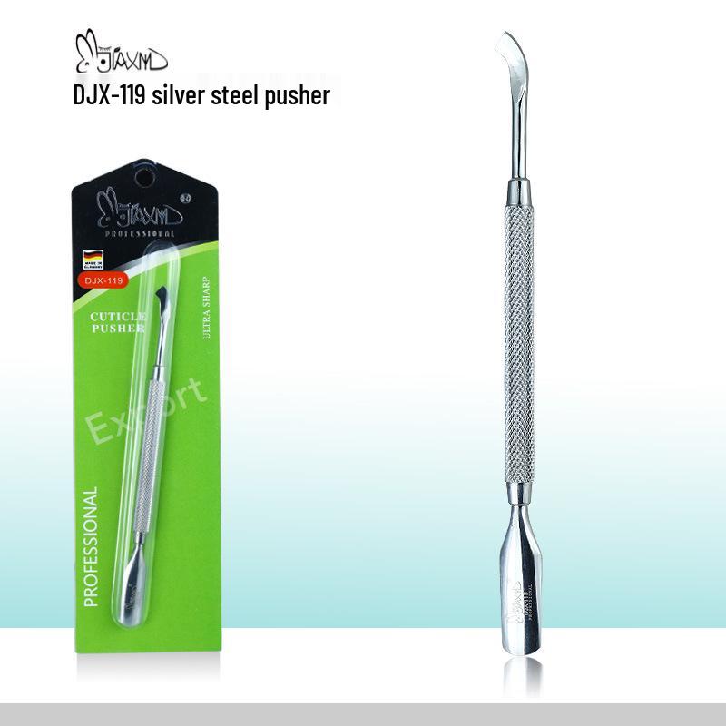 Ultra-Thin Double-Headed Steel Cuticle Pusher for Nail & Hand Care