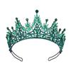 Luxurious Hair Hoop Girl Birthday Party Elegant Pageant Water Drop Crystal Girl Wedding Costume Headwear