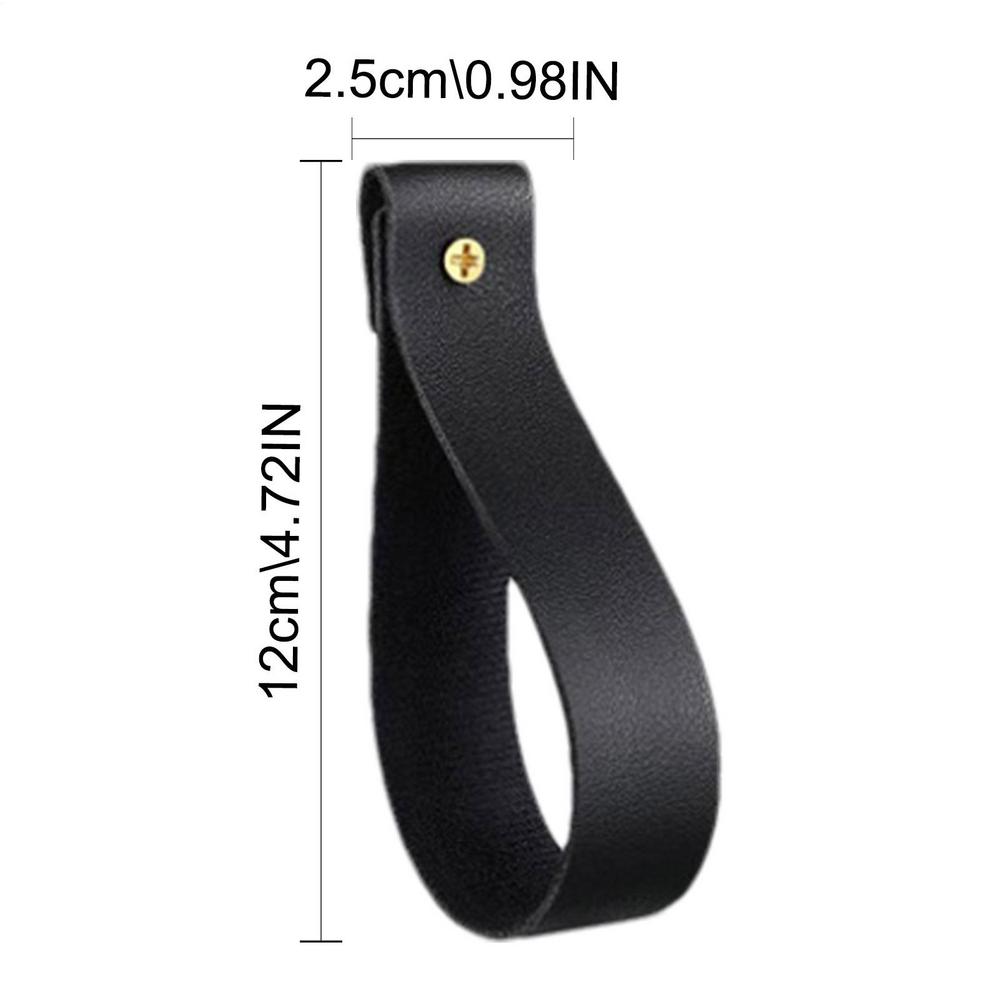 

2pcs leather wall hook PU Leather Strap Hanger Wall Mounted Clothes towel Canoe Paddle hook Red wine wall hanging rope чёрный