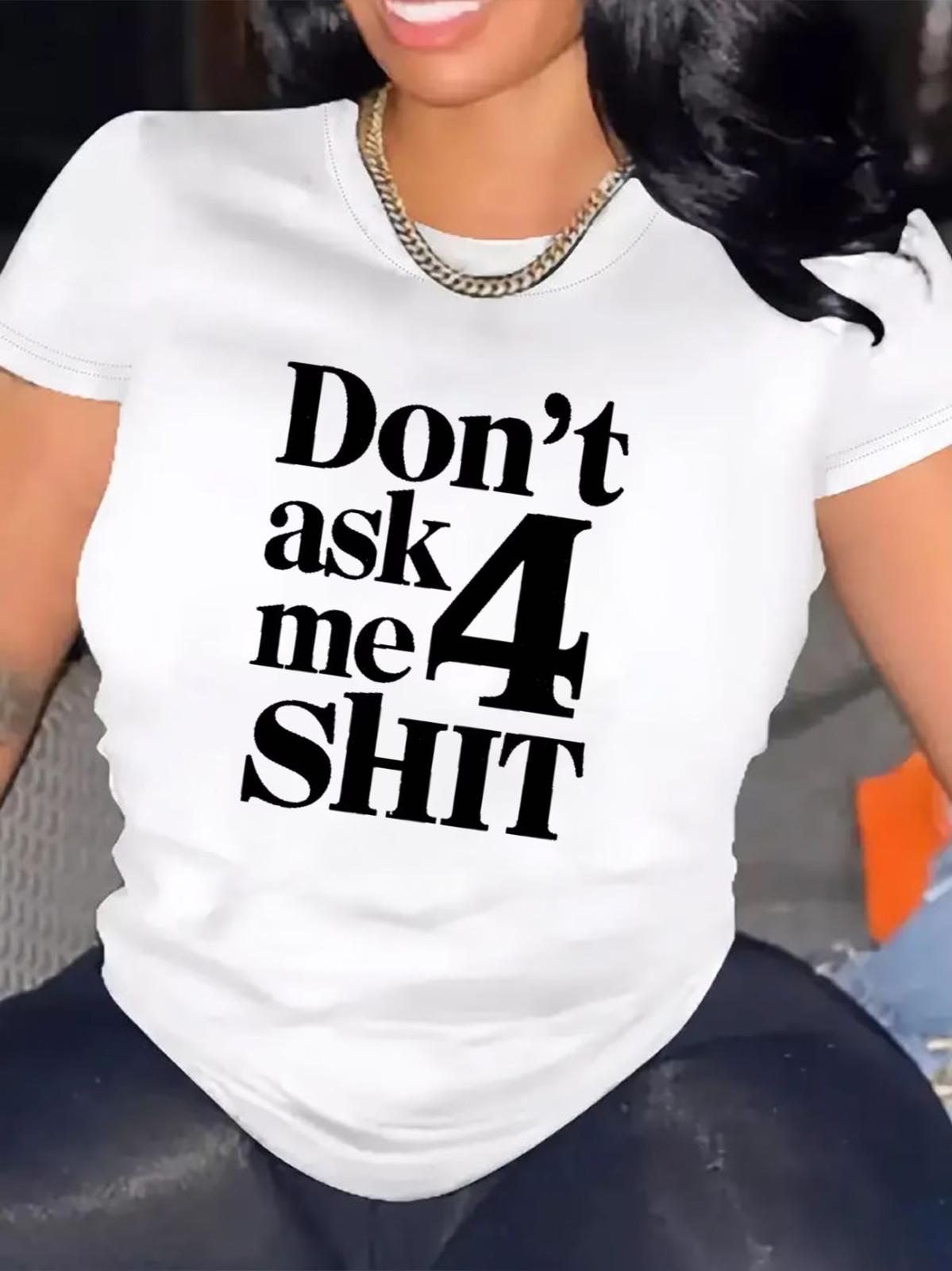 Women Casual Short Sleeve Tee 1 Pcs 100% Heavy Cotton - Comfortable Crew S