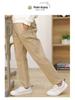 Khaki School Uniform Pants for Primary and Middle School: Boys' Spring/Autumn Cotton Casual Pants & Girls' Stretch Cotton Long Pants