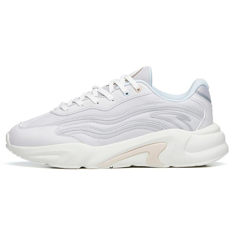

Anta Cushioning, Slip Resistant, Abrasion Resistant, Lightweight Low Top Casual Shoes Women s Gray Blue Silver Sneakers 922238865-2 36.5