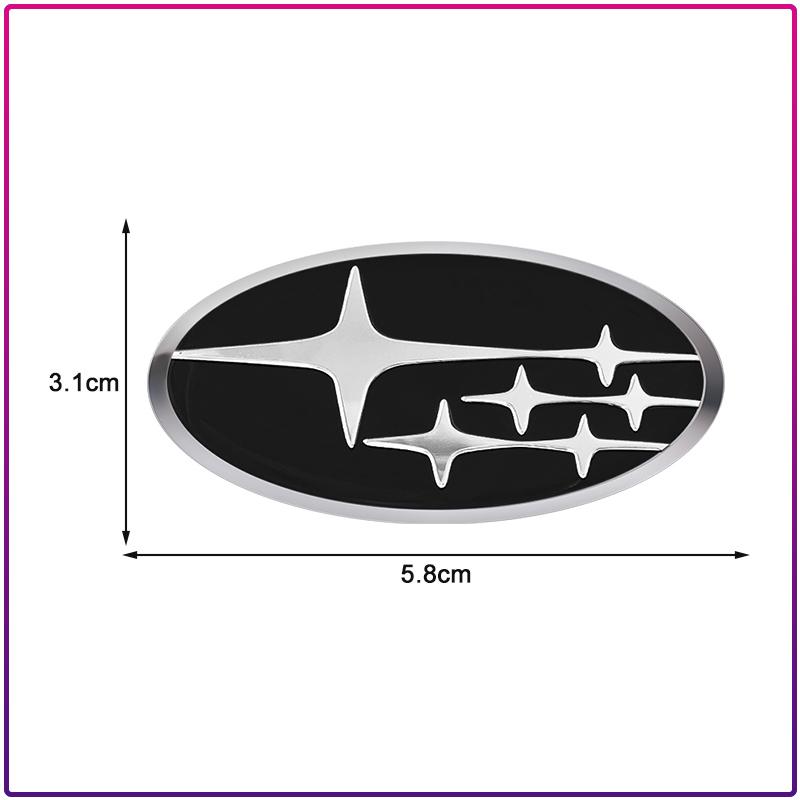 1Pcs Car Steering Wheel Decoration Emblem Badge Auto Styling For Subaru Forester Crosstrek Outback Impreza XV Tribeca Ascent Legacy Levorg