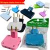 Convertor de Alimentare Multifuncțional Rotativ Ultra-subțire 16A Cupru: Standard UE/SUA/German, Adaptor Plug Unu la Trei