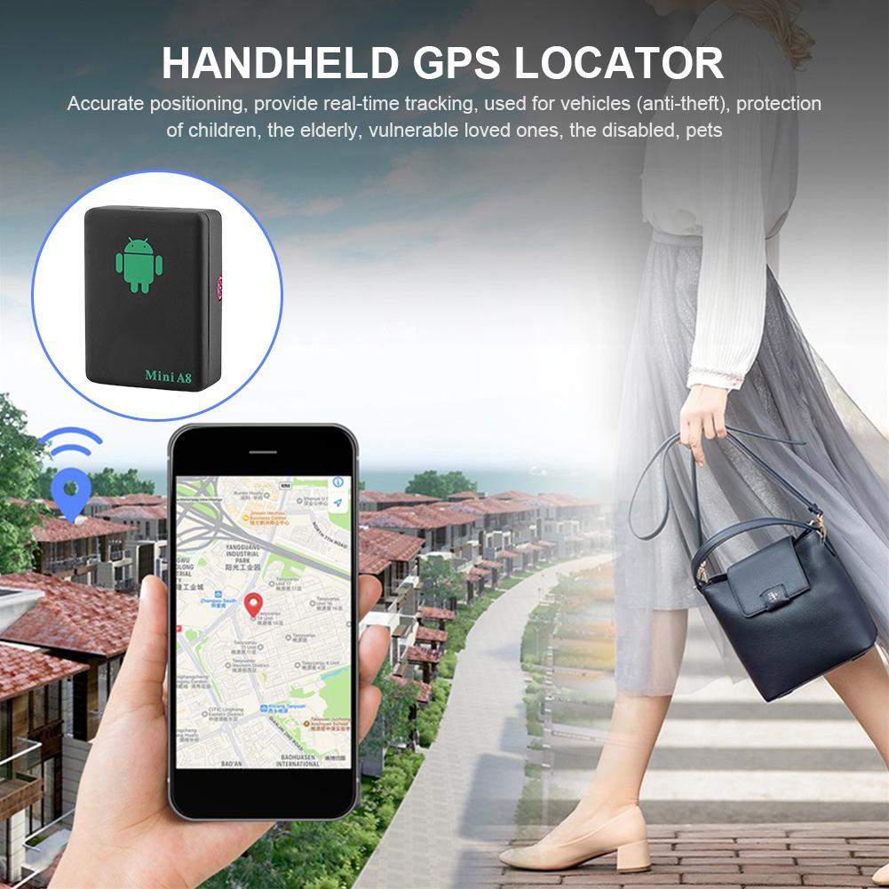 Mini Locator Real Time Tracking Portable GPS Locator USB Powered Mini Positioning Device 400mAh Pet Kids Smart Finder Anti-theft