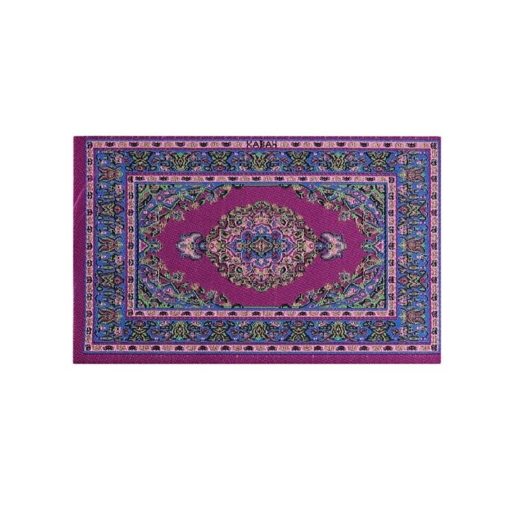 Traditional Turkish Patterned Rug Miniature Carpet For 1/12 Dollhouses Interior Styling Scene Furnishing Accessories