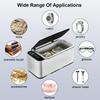 35W Ultrasonic Glasses Jewelry Cleaner 500ML Large Capacity Ultrasonic Cleaning Machine Portable Ultrasound Washing Bath