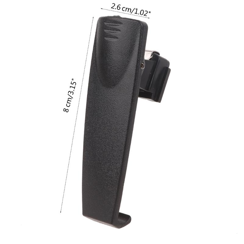 Portable Walkie Talkie Belt Clips, Black Plastic Clamp Clip for  STP8000 STP8038 STP8035 STP8040 STP9000