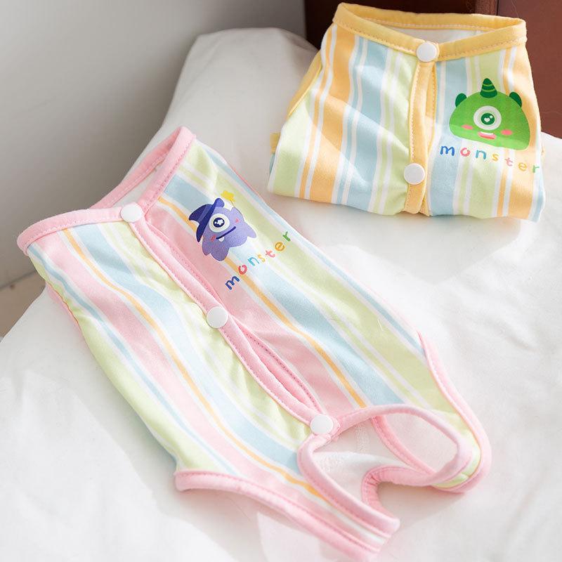 

Одежда для стерилизации и кастрации домашних животных весенне-летняя тонкая защита от вылизывания лекарство после операции одежда для отлучения кошки-самки штаны против домогательств кошачья одежда S (recommended weight 1-1.5 kg)