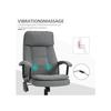 Chaise de bureau - MUVOE - Vinsetto - Ergonomique - Massage vibratif - Réglable en hauteur