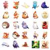 50 Cartoon Fairy Tale Sense Pants Owl Tiger Animal Stickers Tablet Water Cup Decoration Stickers