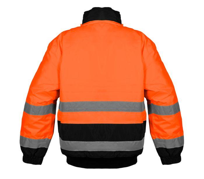Kurtka Robocza Ostrzegawcza Ocieplana Pomarańczowa Rozmiar M - T N81-711-M
