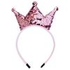 Kids Girl Sequins Crown Headband for Women Sweet Birthday Party Festival Decoration Headwear Hairband