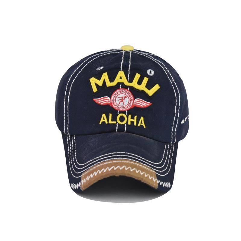 Washed Cotton Baseball Cap Casual Anchor Snapback Hat Unisex Women Retro Summer Hip Hop Fitted Caps Casquette Gorra Hombre Bone