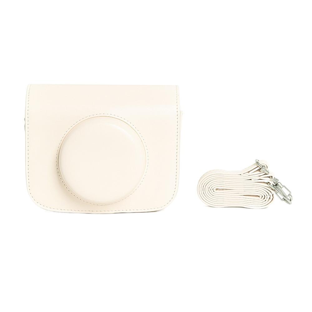 

Чехол для моментальной камеры против царапин, кожаный чехол-пауч, новая сумка для хранения для Popoto для путешествий White(Excluding camera)