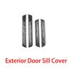 For Hyundai Palisade 2020-2026 Stainless Steel Inner Exterior Door Sill Protector Cover Welcome Door Threshold Trim Accessories
