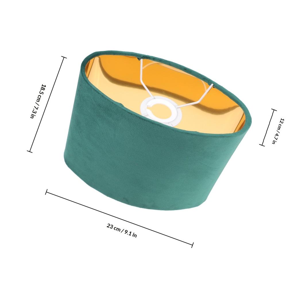 Lamp Shade Oblong Oval Lmapsahdes Single Black Lampshade Small Table Light Shades for Rustic Decor