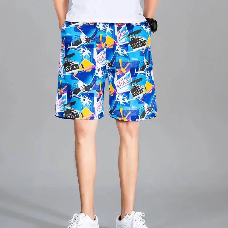 Men's Summer Beach Pants Shorts Men's Five Pants Large Size Pants Casual Large Pants Quick Dry Pants