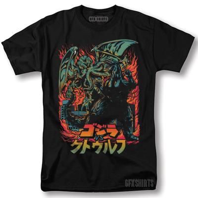 Godzilla Shirt Minus One Classic Movie Vintage Graphic Design T-Shirt