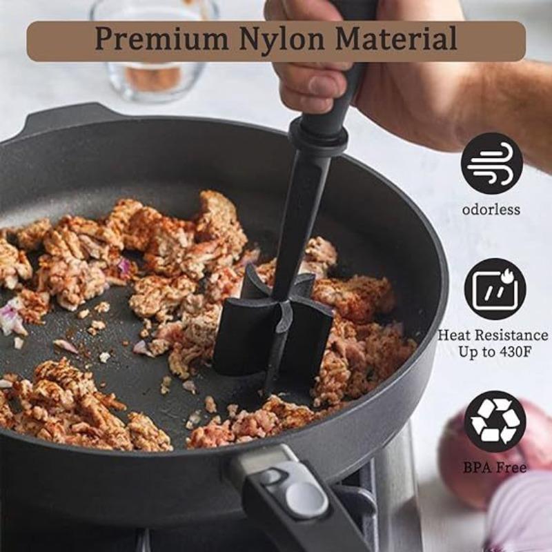 

Meat Chopper Handheld Meat Chopper Minced Meat Chopper Stirring Shovel красный