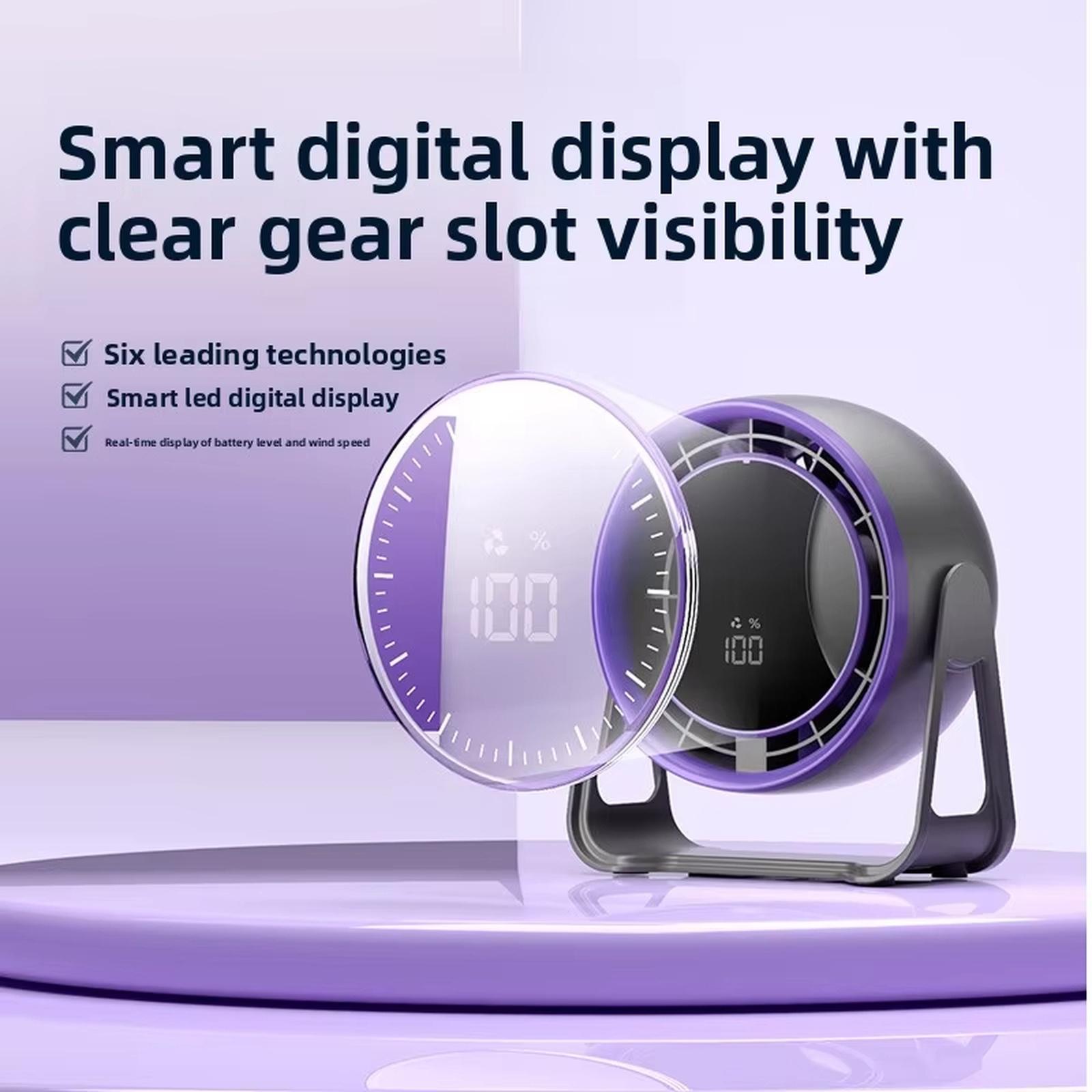 100-скоростной циркуляционный вентилятор - USB-перезаряжаемый настенный настольный уличный вентилятор one size