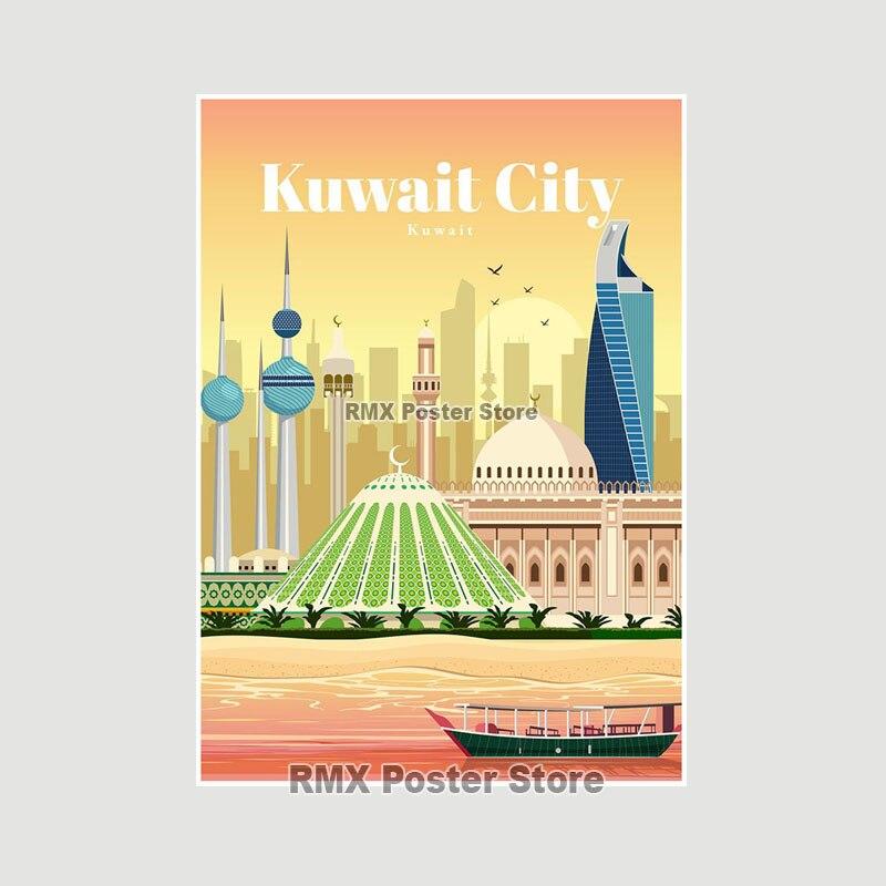 World Travel Minimalist  Posters New York London Paris City Poster White Paper Print Wall Art Decoration Picture Home Cafe Decor