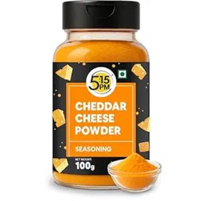 5:15PM Polvere di Formaggio Cheddar per Popcorn, Pasta, Pizza, Nachos e Patatine Fritte | Condimento in Polvere per Popcorn e Formaggio, 1 Confezione