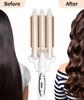 Professional Curling Iron Ceramic Triple Barrel Electric Irons Curlers Hair Styler Waver Styling Hair Curler Triple Barrels Tool