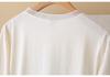 2026 Spring Plus Size Women's Mesh Splicing Long Sleeve Round Neck Base Layer Top for Chubby Girls