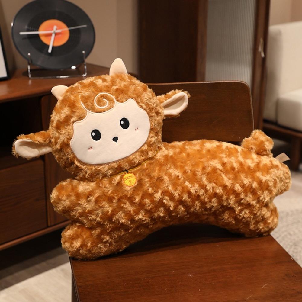60cm Plush Mascot Doll Large Stuffed Animal Toy Zodiac Sheep Plush Throw Pillow  Home Decoration