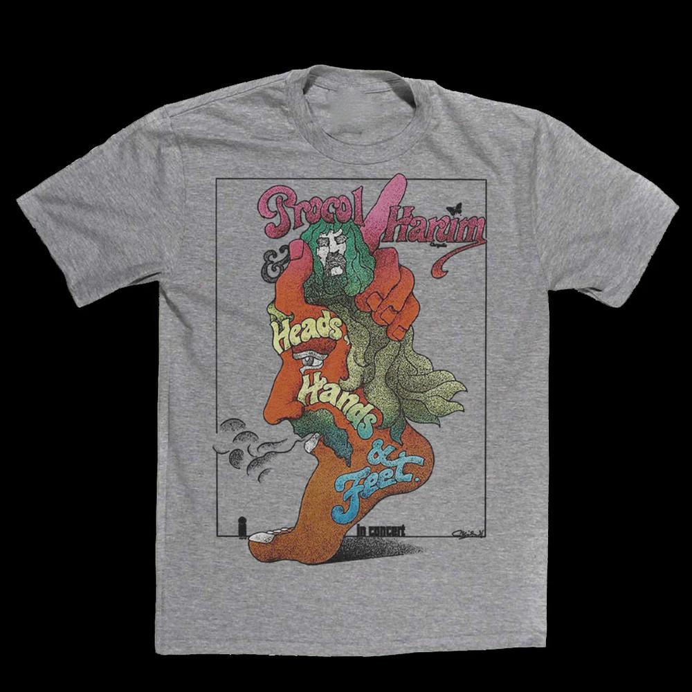 Vtg Procol Harum Band In Concert Cotton Sport Grey S-5XL Unisex Shirt TR163 Unisex T-Shirt XXXL