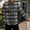 Men's Basic Long Sleeve Shirt with Two Pockets