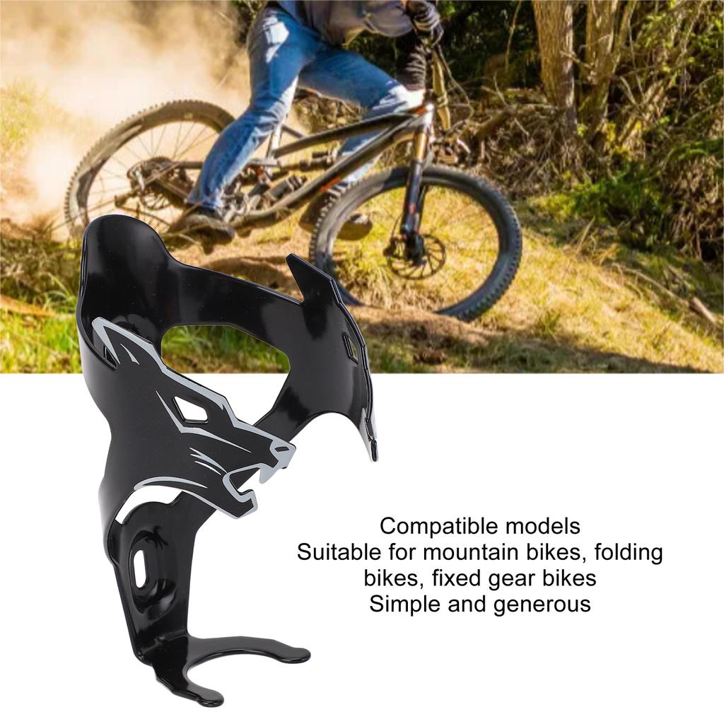 Bike Water Bottle Holder Lightweight Thick Aluminum Alloy Flexible Bicycle Cup Cage for Mountain Folding Bikes