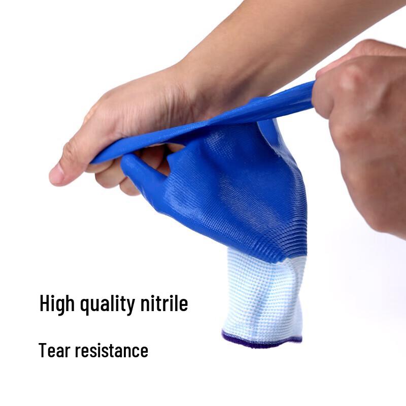 NHZHIW Nitrile Coated Work Gloves