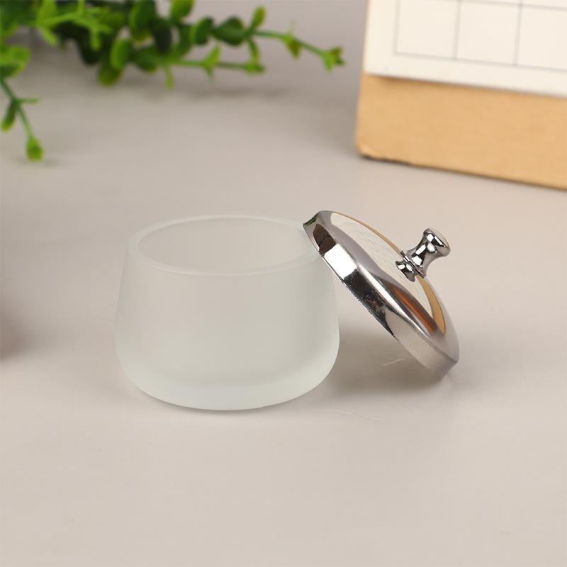 Dish Glass Liquid Powder Container Glitter Pigment Holder Cups