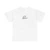Scant Comment Tee | Green Script Logo, Leaf & Flower Graphic