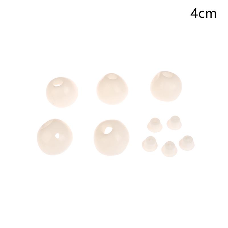 

5 шт./набор Игрушка для снятия стресса Мяч ручной работы Сделай сам Пустой мяч Кожа Tpr Жидкий игрок Шумный мяч Вентилируемый мяч 4cm белый