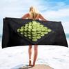 Vegetable Series Seaside Vacation Beach Towel Swimming Bath Towel Microfiber Sports Towel