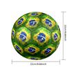 Brazil National Football Team Theme Soccer Ball Size 5 Soccer Ball Soft Touch Professional Training Football for Outdoor Sports