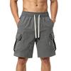 Heren Cargo Shorts voor de Zomer Meerdere Zakken Panelen Street Casual Knielengte