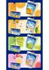 Imported 200ML Fruit Juice Packs (10 Bags) - Children's Healthy Drink with Orange & Grape Flavors, Rich in Vitamin C.