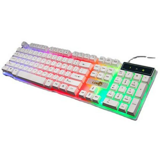 Redike R260 RGB Backlit USB Wired Gaming Keyboard