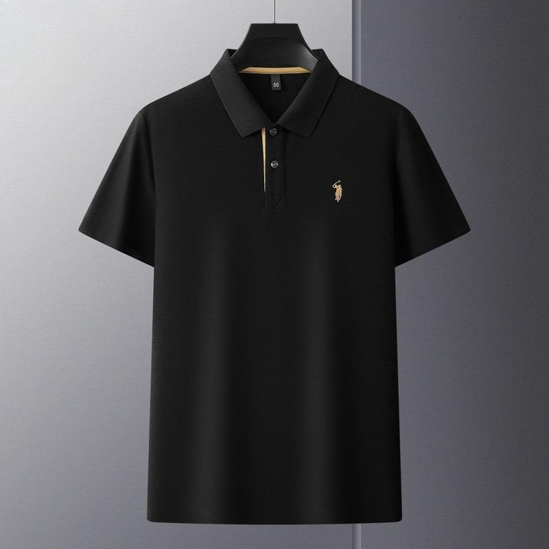 Trend Hub Luxury Short Sleeve Men Polo Shirt Breathable High-end Embroidery Design Casual Business Paul T-shirt