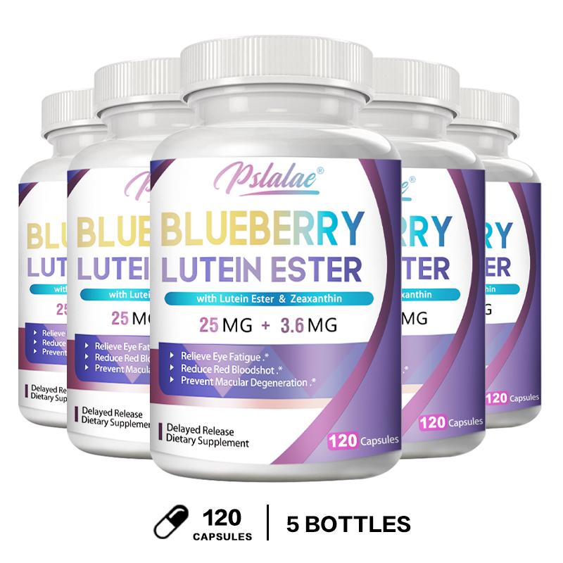 Pslalae - Blueberry Lutein Ester Capsules - Eye Health