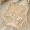 Plus Size Women's Thin Ice Silk High Waist Waist Waist Shape Long Crotch Panties