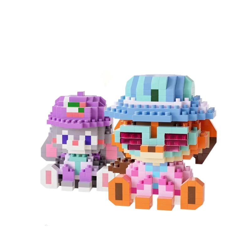 Replica Disney Zootopia 2 Building Blocks Set Judy Nick Gary Snake Blocks Cartoon Mini Particle DIY Puzzle Kit Birthday Gift