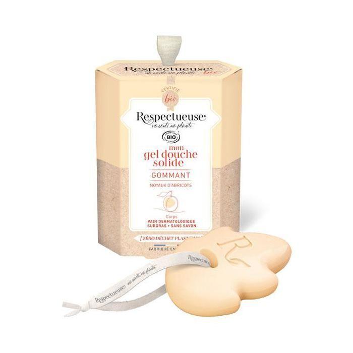 Respectueuse Mon Gel Douche Solide Gommant Amande Bio 75g