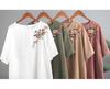 Women's Retro Korean Style Plus Size Embroidered Cotton Linen T-Shirt